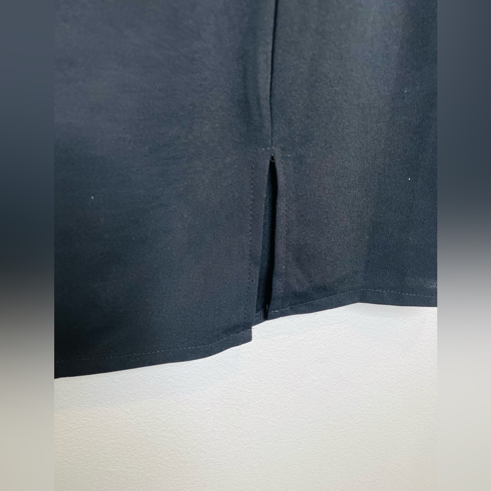NEW Ivy Black Dress Twist Detail Kimono Sleeve Midi new with tags Made in Italy - Picture 4 of 6